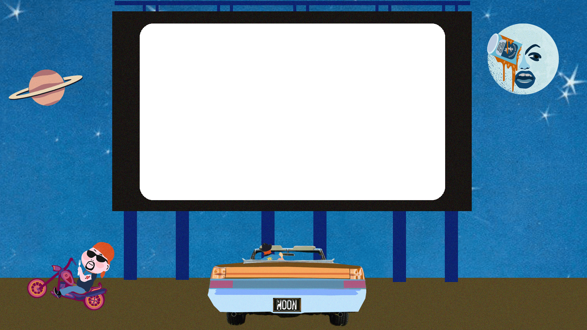 Full Moon Drive-In screen